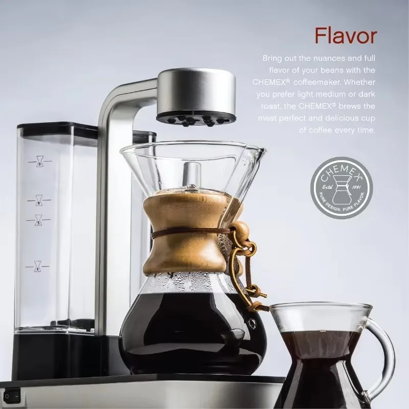 Coffeemaker Set - 40 oz. Capacity - includes: a sample pack of  filters, glass coffeemaker cover, filter brew clip