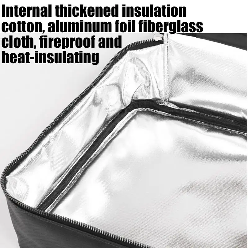 Fireproof Box For Documents Expanding File Folder Organizer Important Document Storage With Pockets For Laptop Files