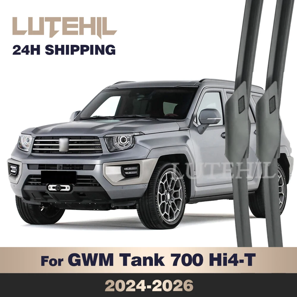 

For GWM Tank 700 Hi4-T 2024-2026 2025 Wiper Front Wiper Blades Windshield Windscreen Window Brush 22"+22"
