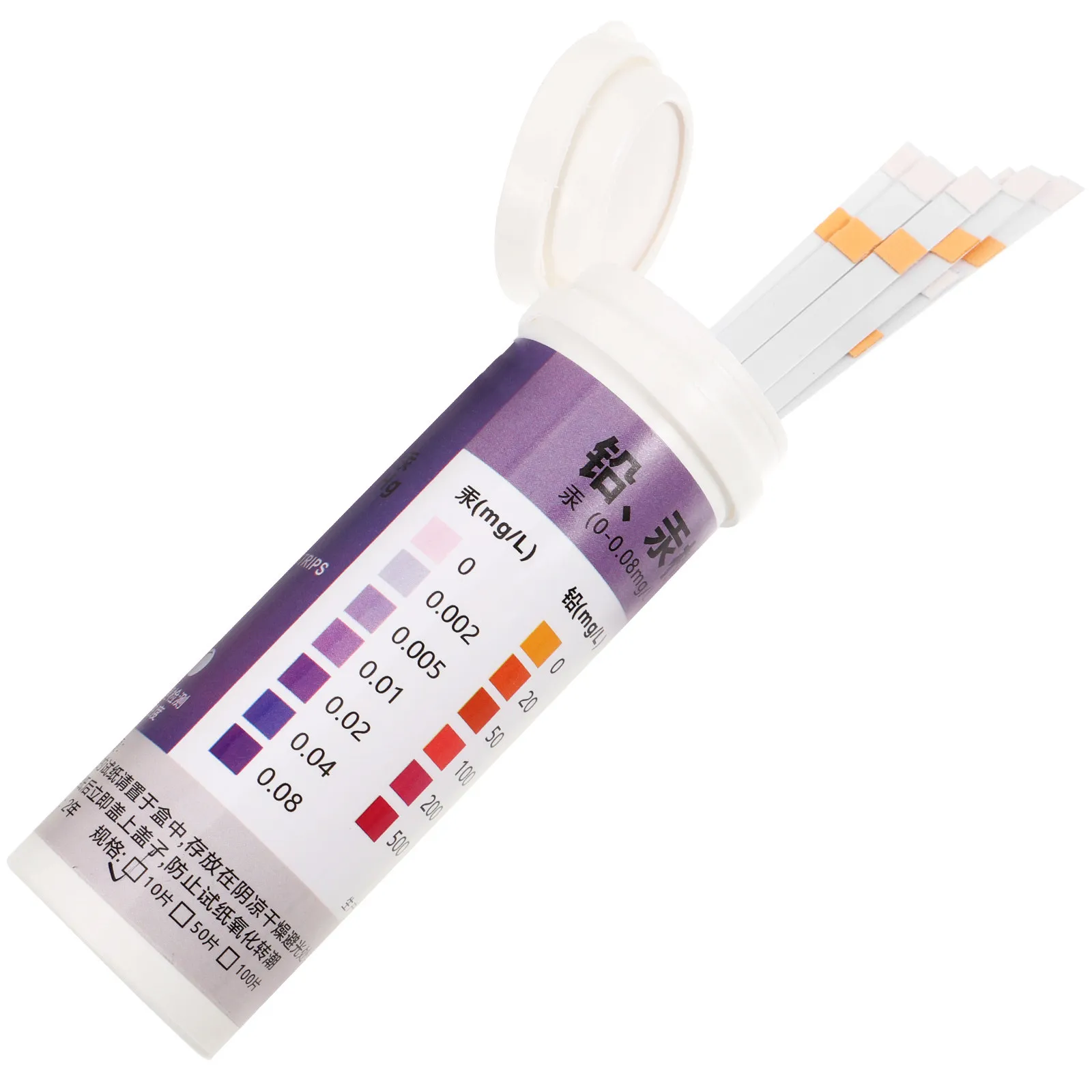 10Pcs Heavy Metal Test Paper Lead Test Kit Household Drinking Water Safety Testing Strips Accurate Fast Detection