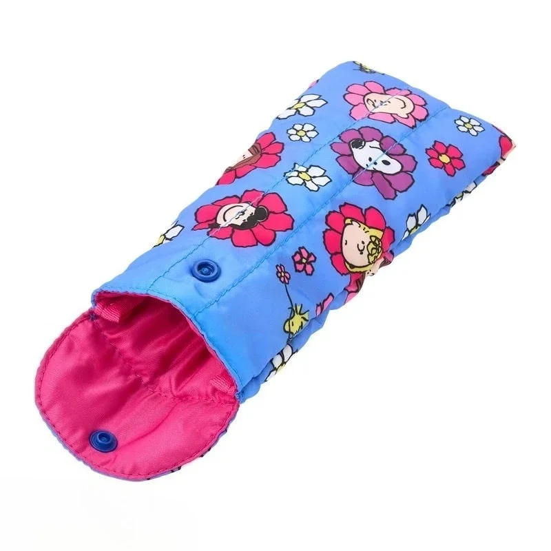 스누피 선글라스 가방 안경 케이스 여행 여성용 안경 보관 커버 만화 휴대용 부드러운 안경 보호 파우치 선물