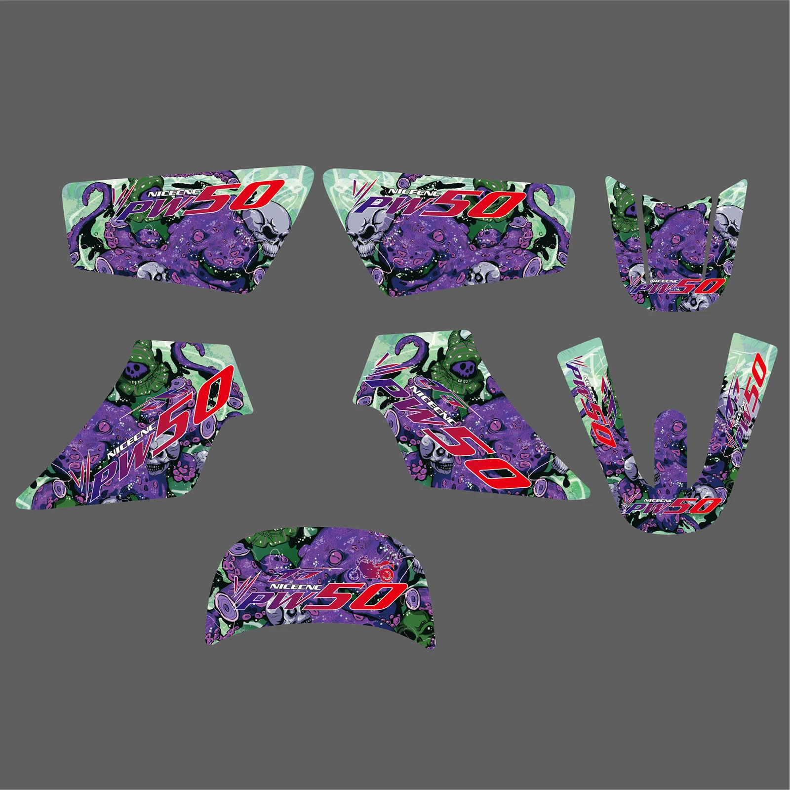 

Графический фон NICECNC, наклейки для YAMAHA PW50 PW 50, ВСЕ ГОДЫ, защитная наклейка для мотоцикла, мотоцикла, на заказ