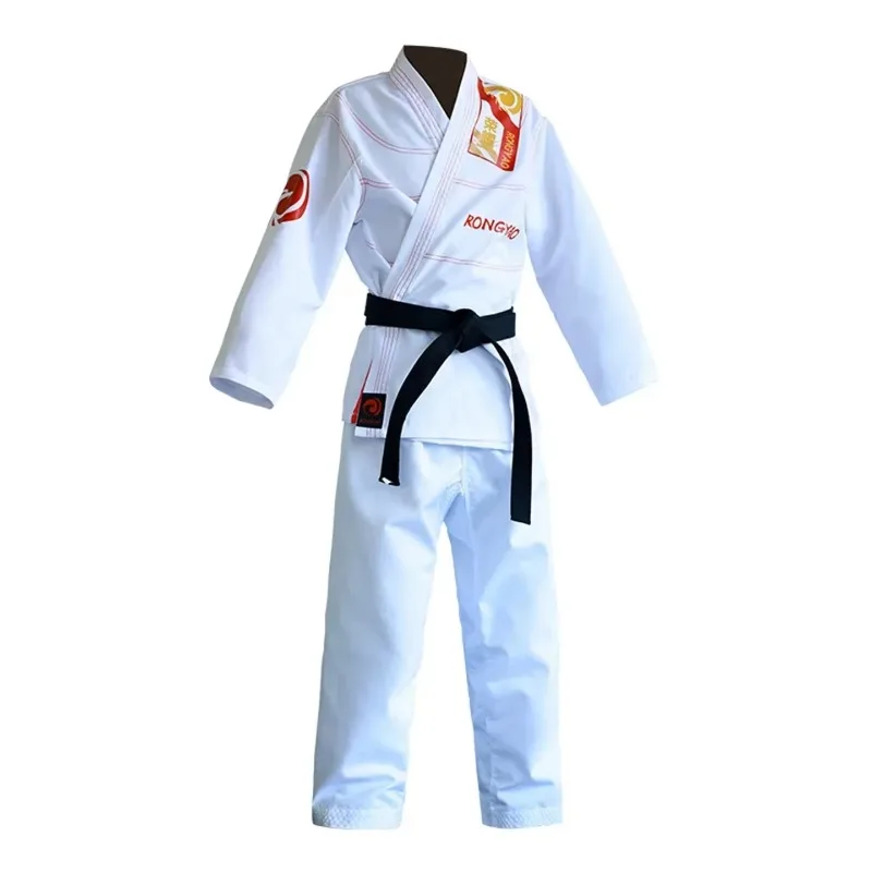Adult Kids Dobok Taekwondo Suit Jujitsu Uniform karate Training Suit Men Women Gymnasium Long Short Sleeved Shirt & Pants