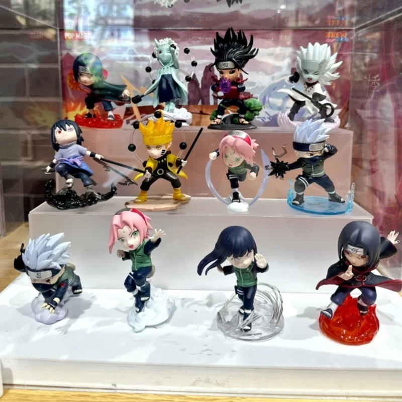 

Genuine Pop Mart Naruto Ninkai Taisen Series Blind Box Kawaii Anime Figure Desktop Ornament Mystery Box Fans Customized Toy Gift