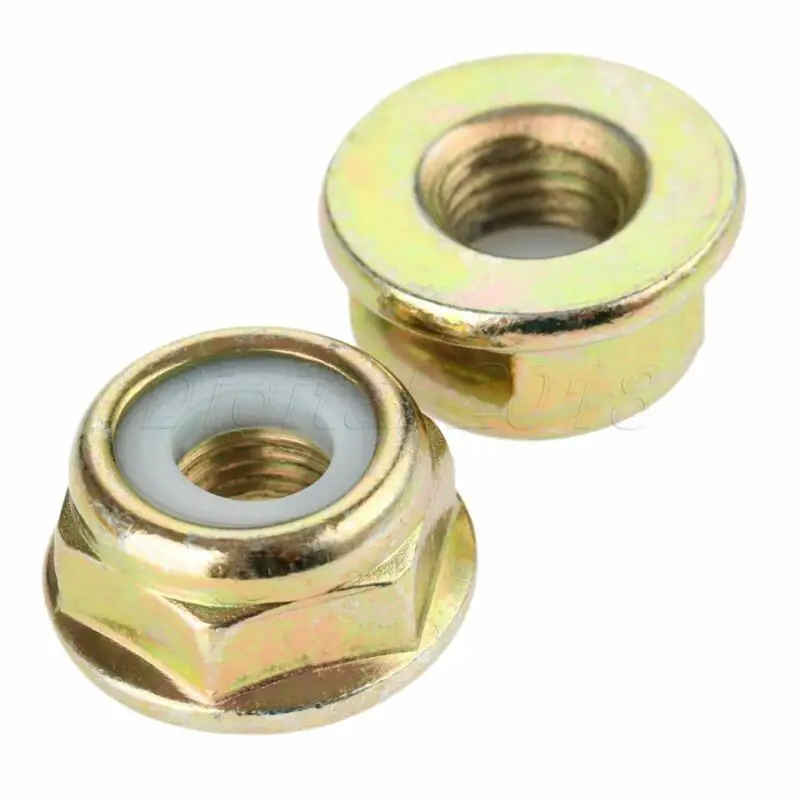 5PCS String Trimmer Brush Cutter Gear Case Spare Parts M10x1.25 Left Hand Thread Blade Nut Lawn Mowers Lawn Trimming Tools