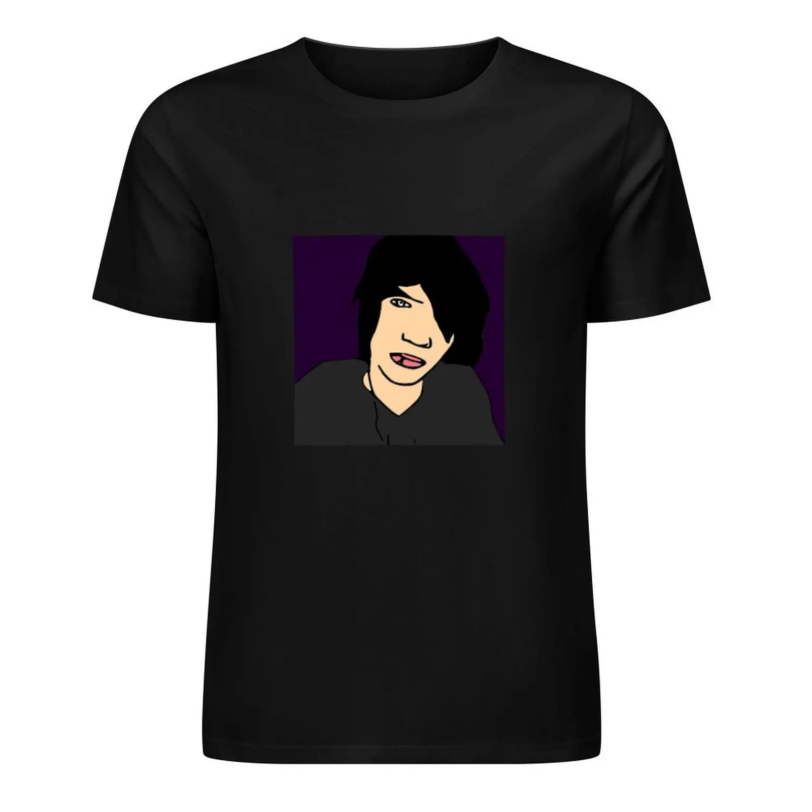 Johnnie Guilbert Drawing T-Shirt summer clothes aesthetic clothes plain black t shirts men