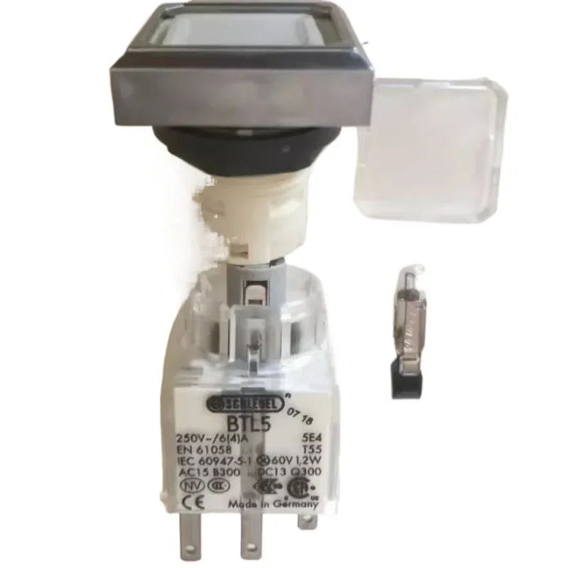 

Light push button switch