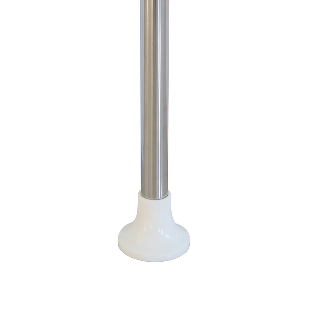 4 Tier Corner Pole Shower Caddy Shelf Kitchen Bathroom Towel Soap Storage Rack