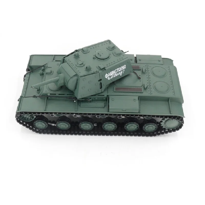 2.4g 풀 스케일 원격 제어 대형 시뮬레이션 소련 Kv-1s 추가 기갑 중전 경쟁 탱크 모델
