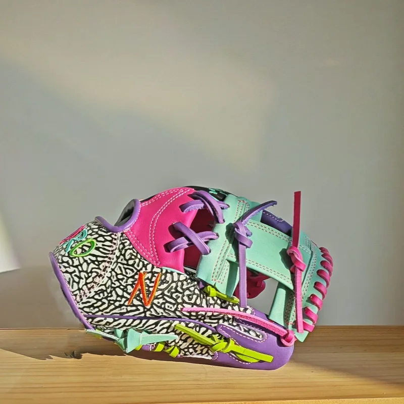 قفازات البيسبول الاحترافية مع شعار مخصص قفازات البيسبول المخصصة Optimal Kip Leather A2000 #3