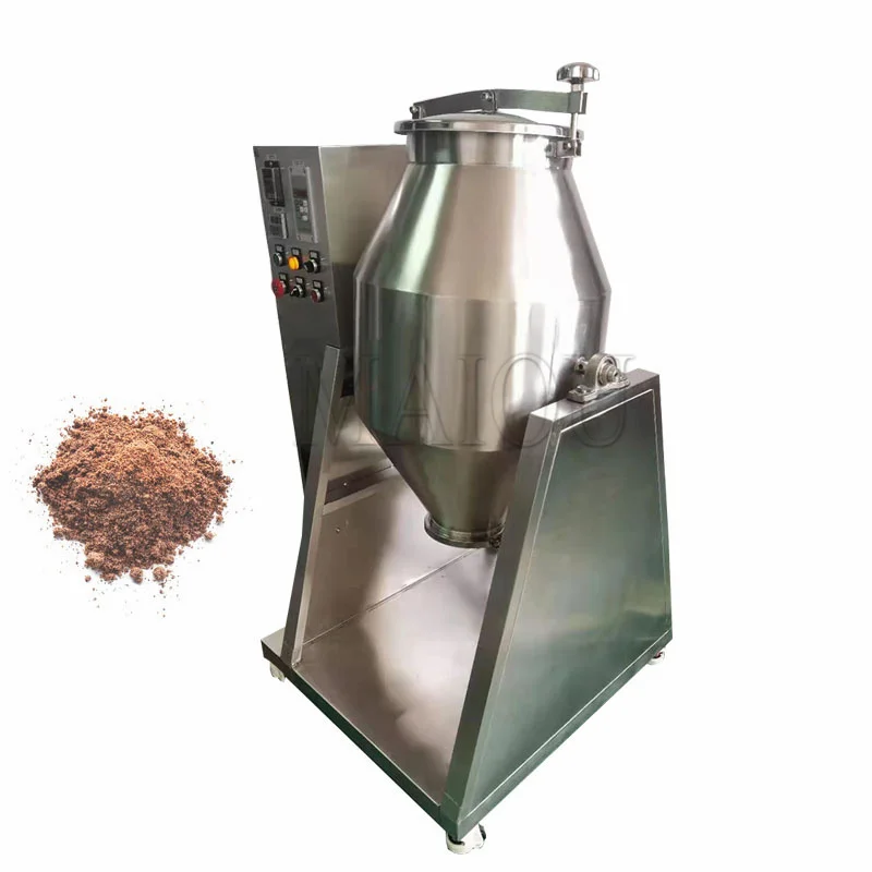 Cone Tumbler Blender Dry Powder Barrel Mixer Machine