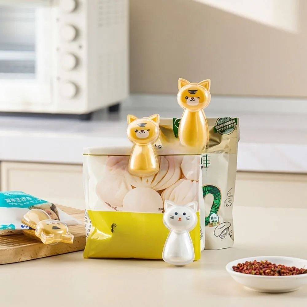 Moisture-proof Food Sealing Clip Tightly Seals Strong Clip Potato Chip Bag Clamp Keep Food Fresh Non-slip Cartoon Sealing Tool