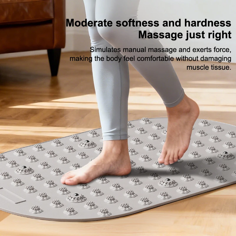 

65 * 40Cm Extended Soft Silicone Fingerprinting Board Foot Massage Pad In Situ Indoor Running In Situ Foot Foot Stepping Toe Pad