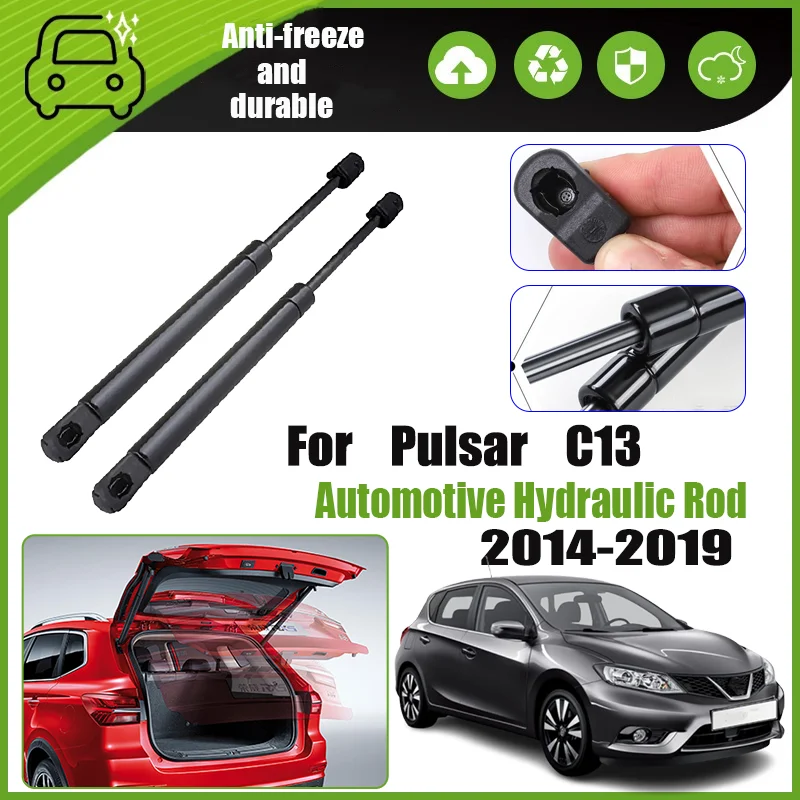 

For Nissan Pulsar C13 2014-2019 2016 2017 Car Tailgate Gas Lift Support Struts Trunk Prop Rod Shocks Damper Engine Accessories