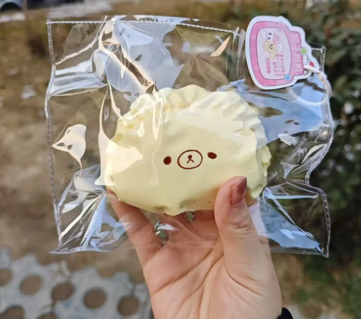 dumpling-squishy-rilakkuma-com-textura-macia-de-manteiga-urso-de-brinquedo-de-apertar-com-formato-de-bolinho-aproximadamente-185g-brinquedo-sensorial-fofo-para-alivio-do-estresse-aperte-e-brinque