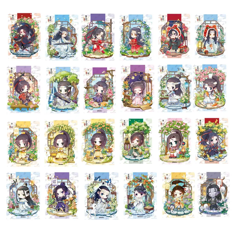 Kayou Genuine Mo Dao Zu Shi Series 3 Q-version (026-048) Jiang Cheng Jin Ling Wei Wuxian Lan Wangji Single Sheet Collection Card