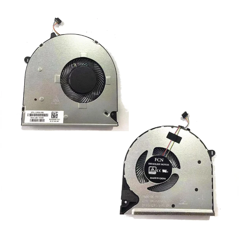 

For 15-DU 15-DW 15S-DU0002TX NEW CPU Cooling Cooler Fan Laptop Radiator DC28000N6F0 DFS5K12114464N L52034-001