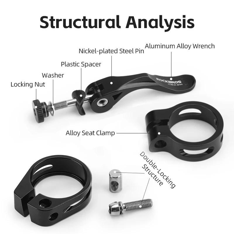 Thumbnail 3 - #81 New Bicycle Seatpost Clamps Arrivals
