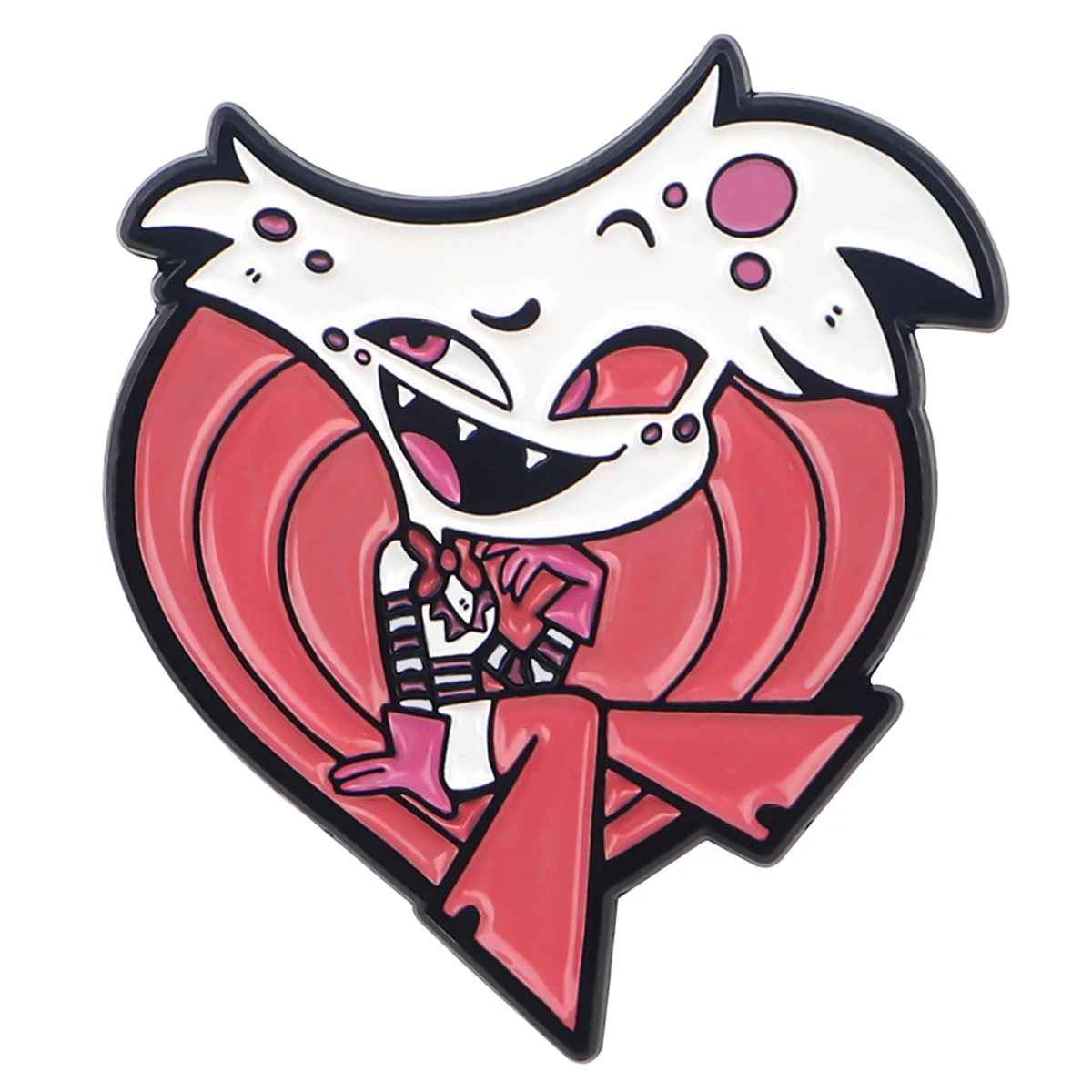 Funny Villains Metal Enamel Pins Cartoon Angel Brooches for Women Men Lapel Pin Backpack Badges Kids Gifts Clothing Accessories