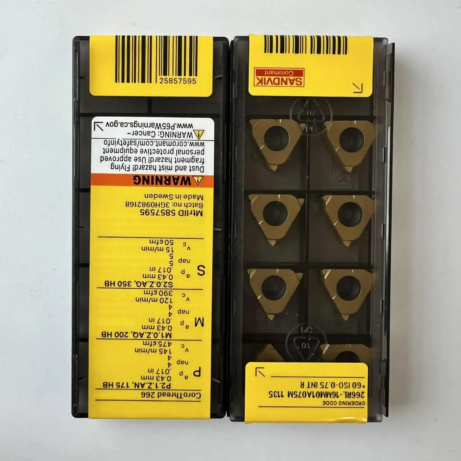 

SANDVIK-Coromant / 266RL-16MM01A075M 1135 / 10 шт.