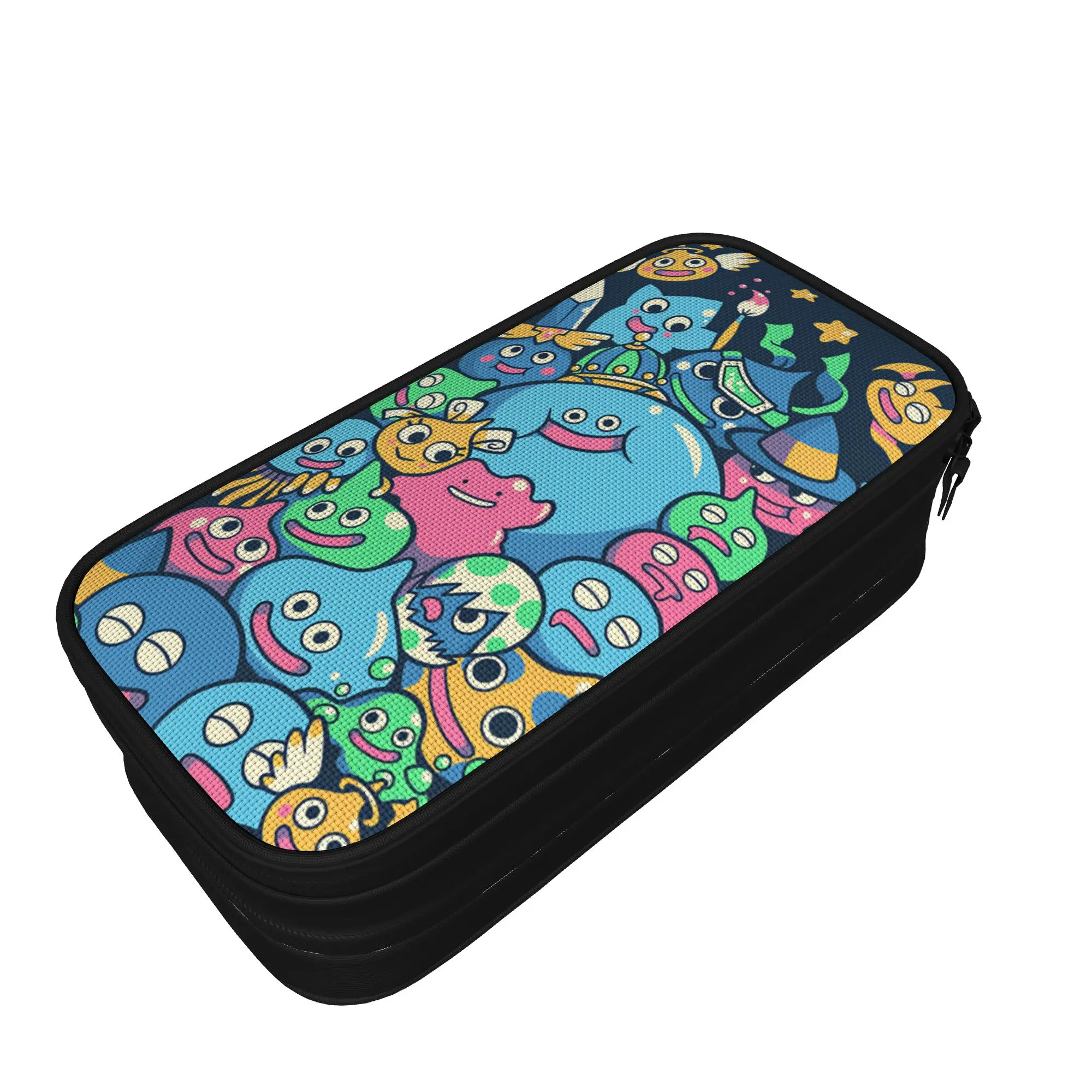 Dragon Quest Slime  Pencil Case  School Pencil Cases Zipper Students Kawaii College Pencil Box School Stationery