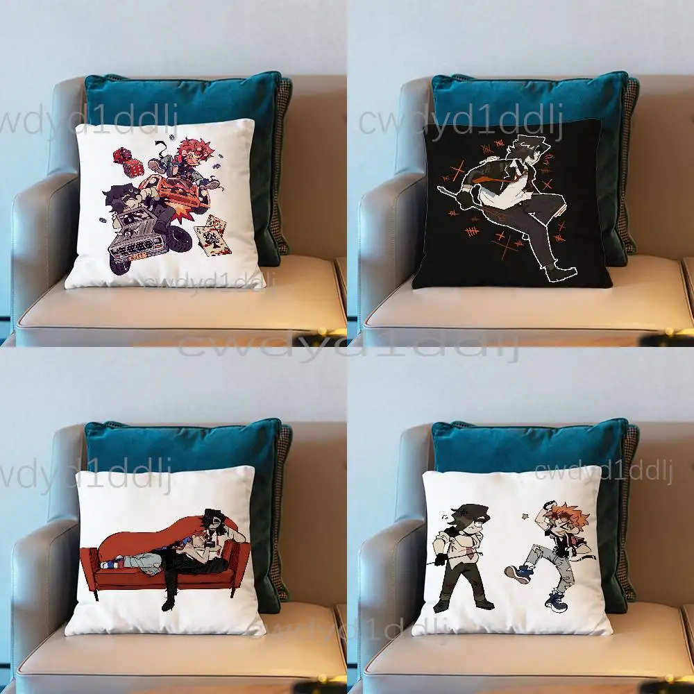 

J-Jackpot Crash Course JJC Benny Pillow Case Cover Square Sofa With For Pattern Comfortable Cushion suitable Of Room