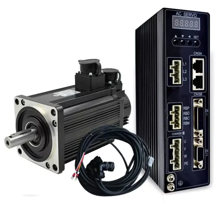 High Grade low cost 2.3KW 220V ac servo motor with driver for cnc machine