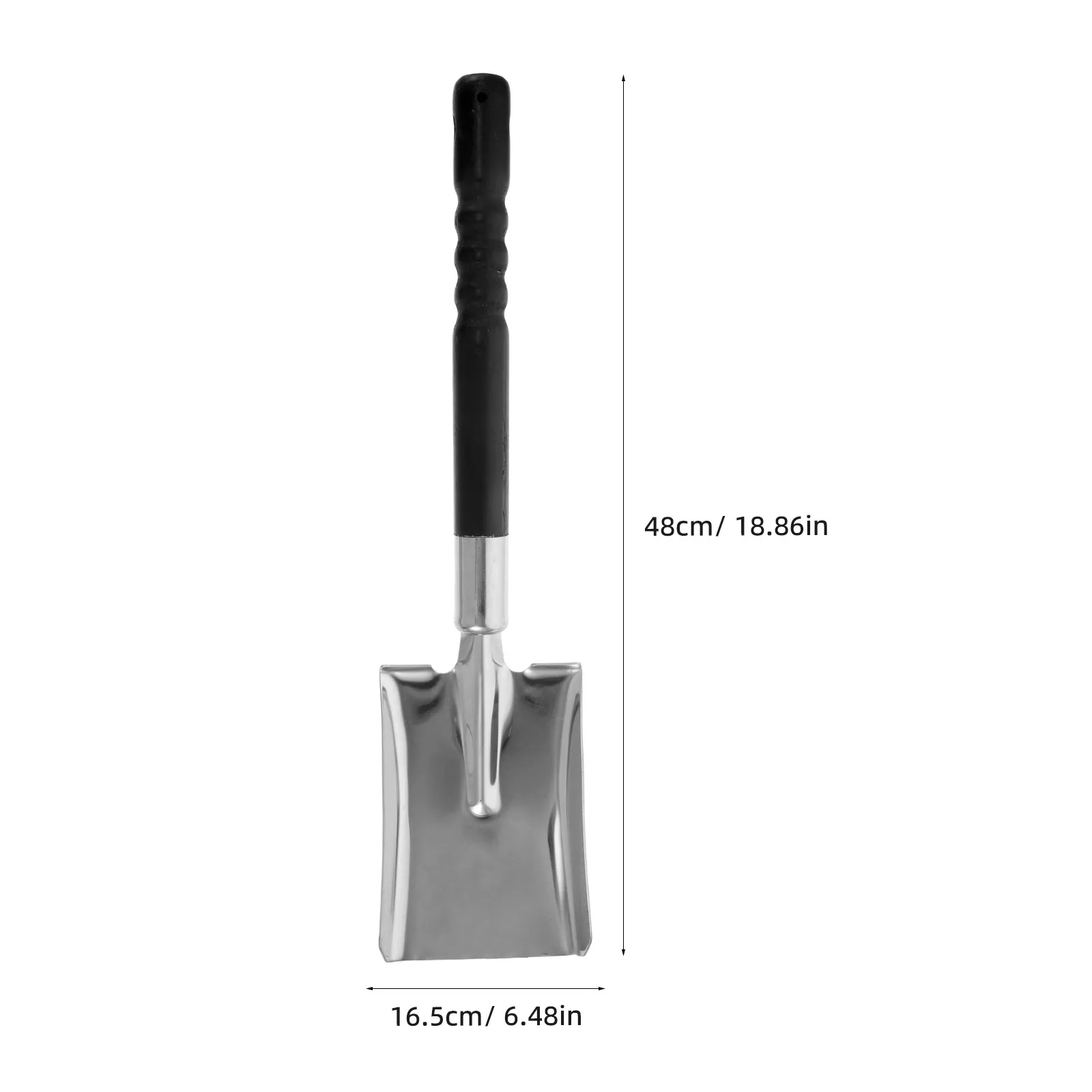 Stainless Steel Fireplace Shovel for Fire Pit, Stove, BBQ Grill, Ash Cleaning & Snow Removal – Heavy Duty Charcoal Scoop