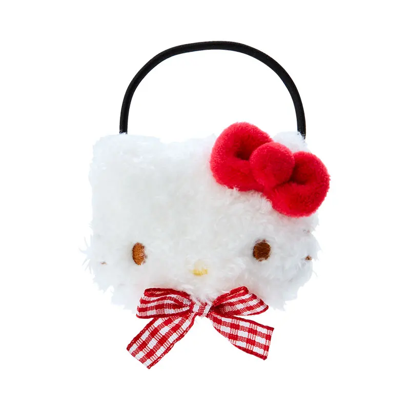 Sanrio Anime Plush Girl Toy, Sanrio cabelo corda broche, Kitty Cinnamoroll, melodia, Kuromi, Hangyodon, Cogimyun, Pochacco, Setembro, Novo