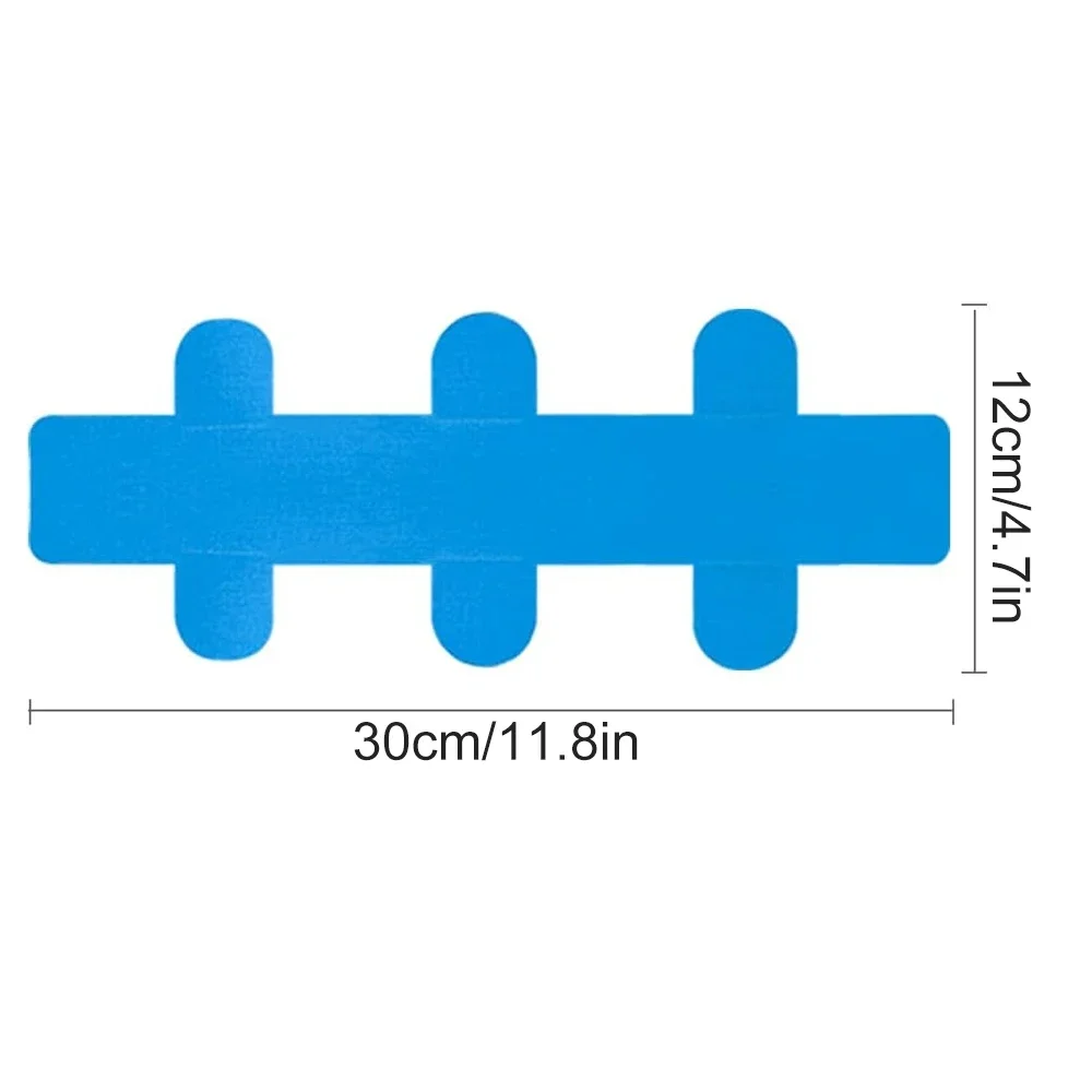 10PCS Pre-Cut Kinesiology Tape, Prevent Ankle Sprain, Provide Support for Ankle Achilles Tendon Ligament, Elastic Athletic Tape