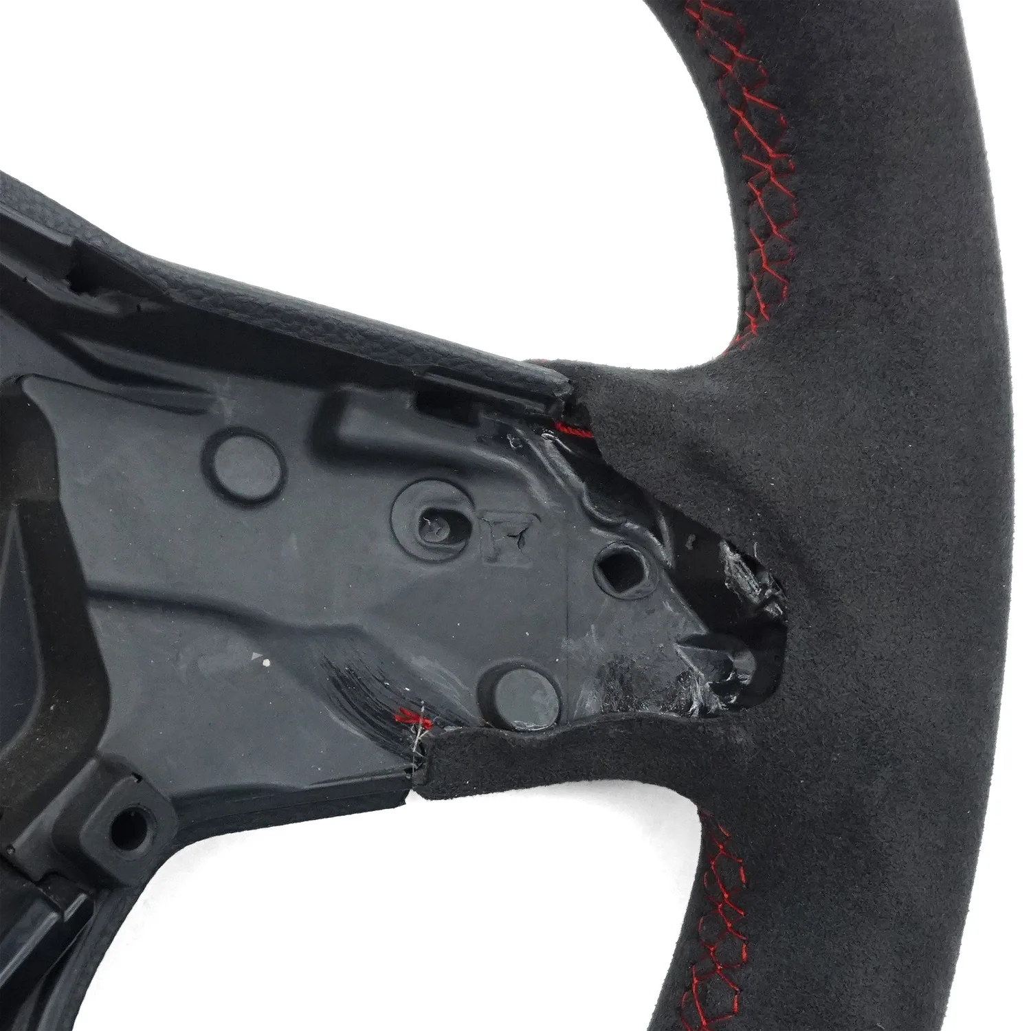 Geeignet für das Lenkrad des Golf8 MK8, rote Heizleisten mit roter Rückkehrleiste an der Unterseite. – Detail 5