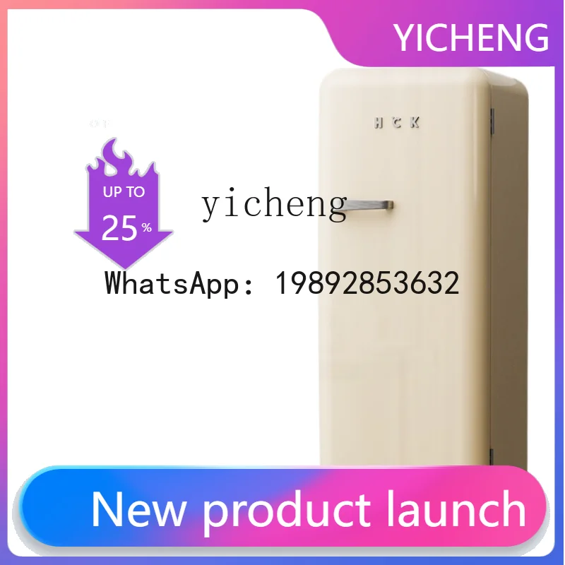 

BX Retro Refrigerator Imported Home Living Room Small Large Single Door Cute Color