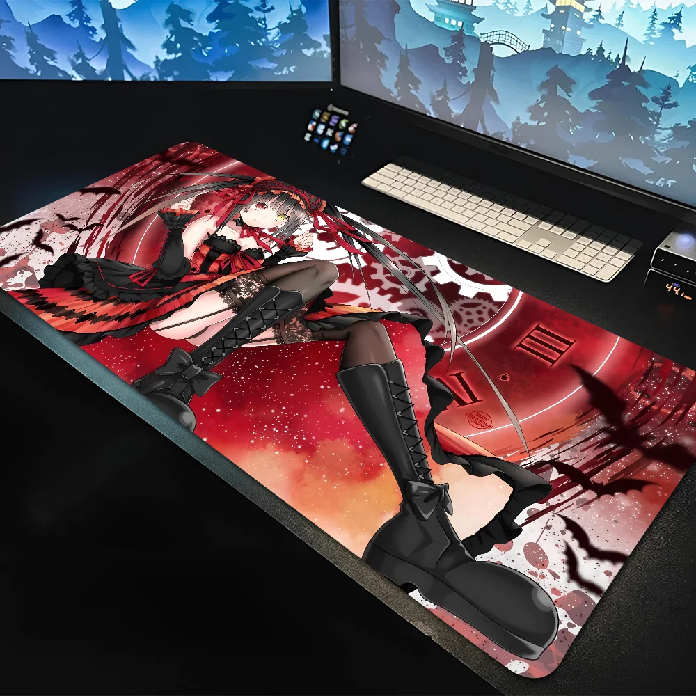 

Tokisaki Kurumi In Stocked Large Mousepad Mouse Mat Desk Mat With Pad Gaming Accessories Prime Gaming XXL Keyboard Pad Padding