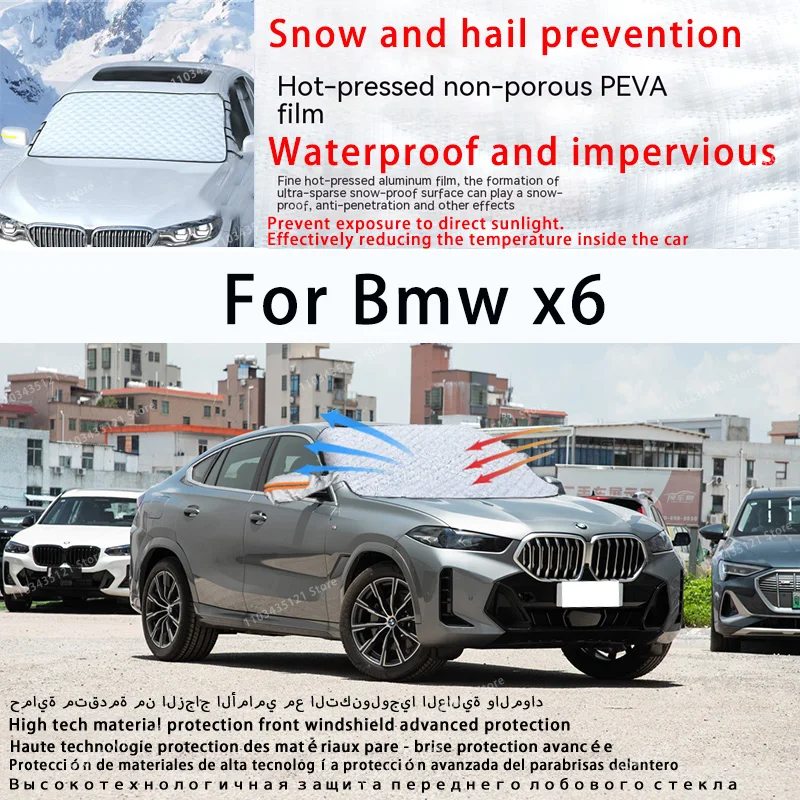 

For Bmw x6 the front windshield of a car is shielded from sunlight, snow, and hail auto tools car accessories