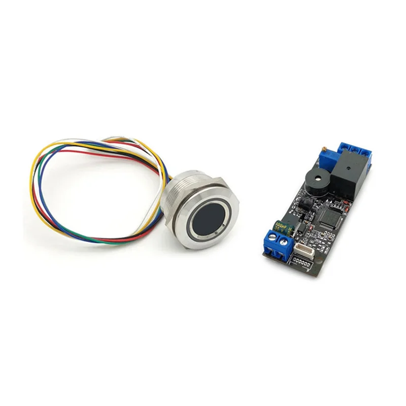 

M16K-KL202 + R503 Плата управления отпечатками пальцев DC12V Модуль отпечатков пальцев с низким энергопотреблением Комплект контроллера отпечатков пальцев