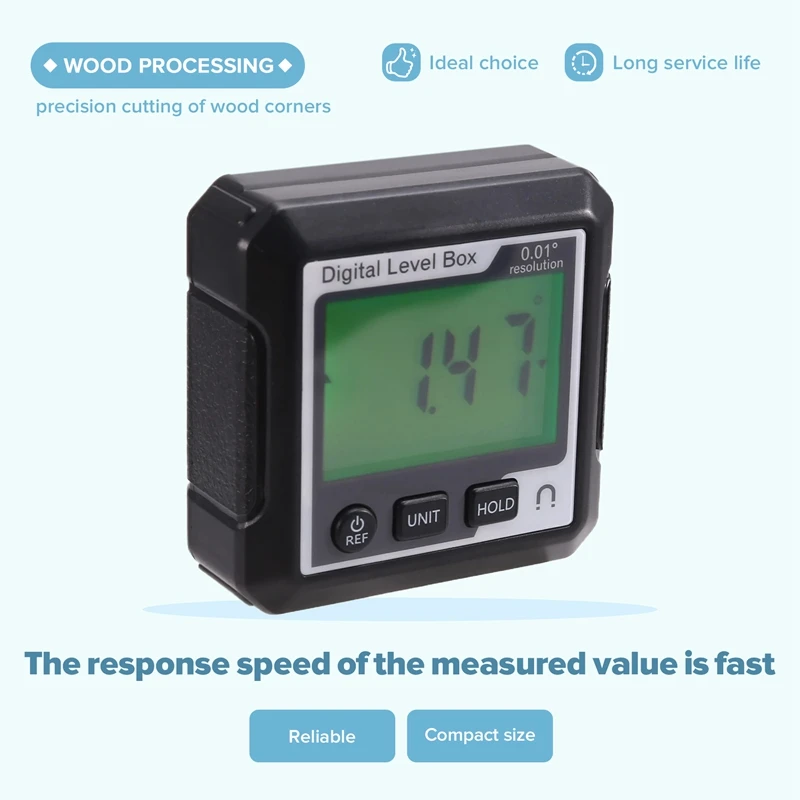 Digital Electronic Level Digital Angle Fnder 90°Magnetic Inclinometer Protractor Precision Level Measuring Inclinometer