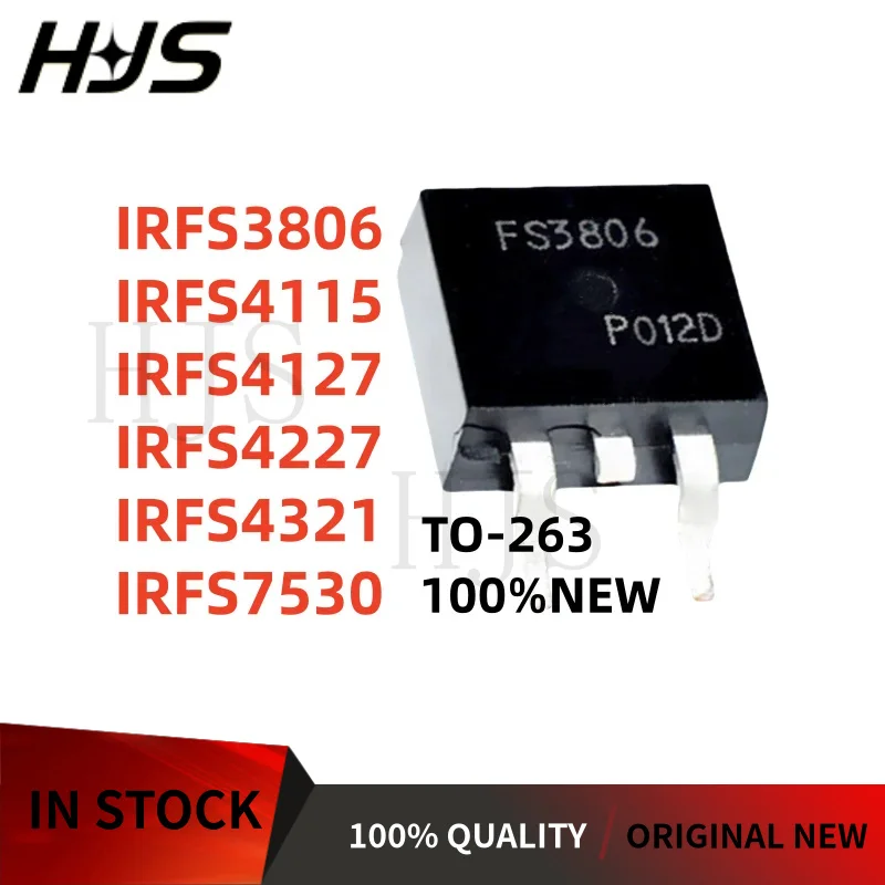 10PCS Brand new TO263 IRFS3806 IRFS4115 IRFS4127 IRFS4227 IRFS4321 IRFS7530 TO-263 In stock