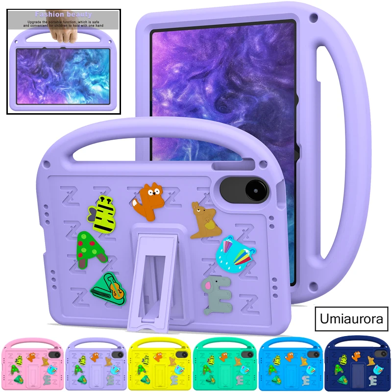 

For Xiaomi POCO Pad Redmi Pad 2 SE 8.7 Pro 12.1 Mi Pad 5 6 11 inch Pad7 11.2 Kids Shockproof EVA Tablet Funda Cartoon Stand Case