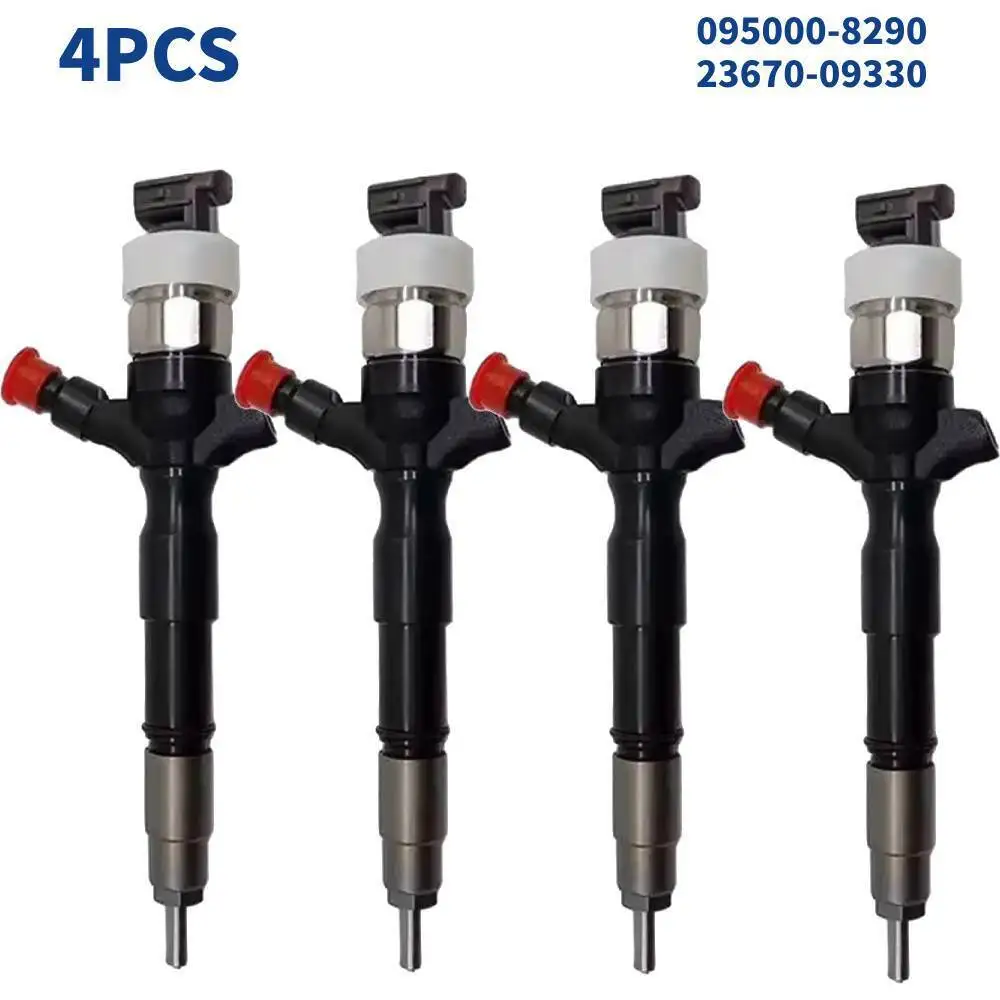 

4X Diesel Fuel Injector Nozzle 095000-8290 23670-09330 For Toyota Hilux Fortuner