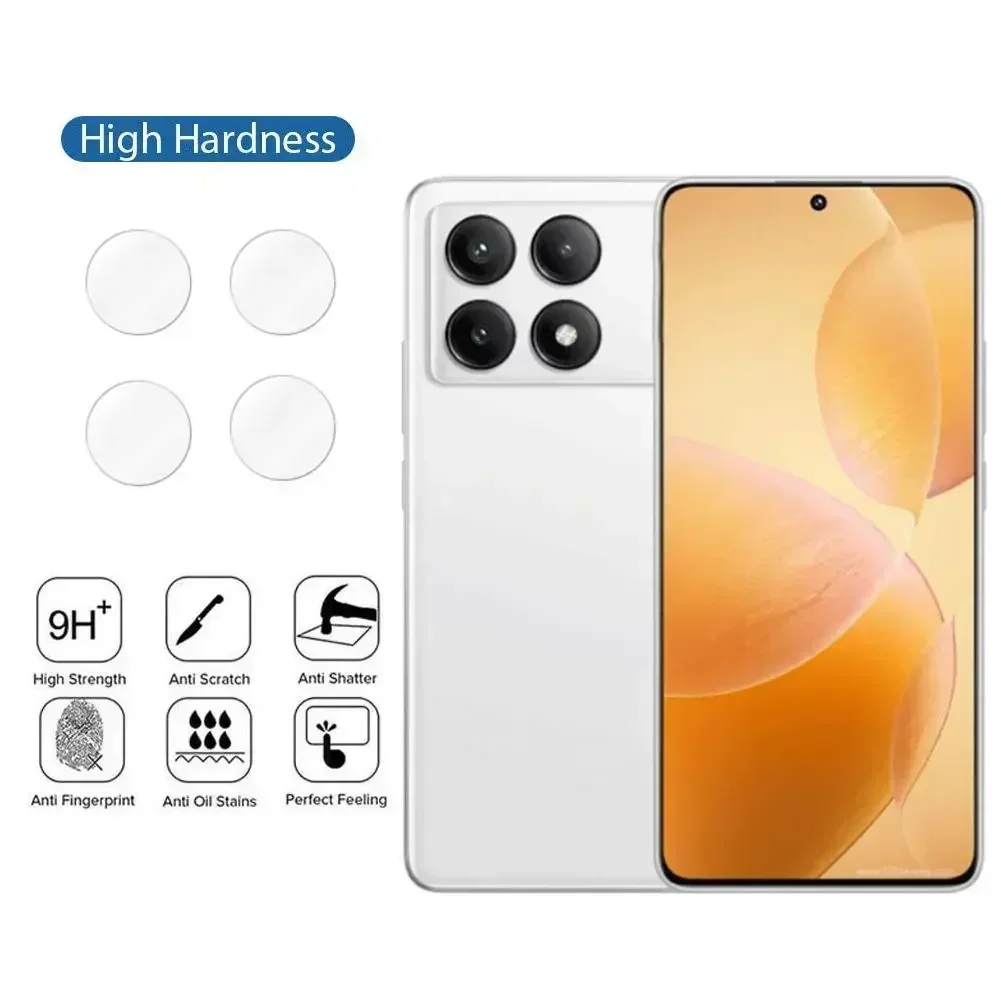 Cristal de lente de cámara para Xiaomi Poco X6 Pro, Protector de pantalla en K70E K70 Pro, película protectora de vidrio, nuevo 2024