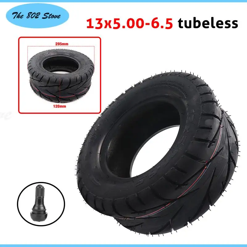 

Шины 13x5.00-6.5, 13-дюймовые, утолщенные, подходят для 6,5-дюймовых шин для картингов и пляжных велосипедов.