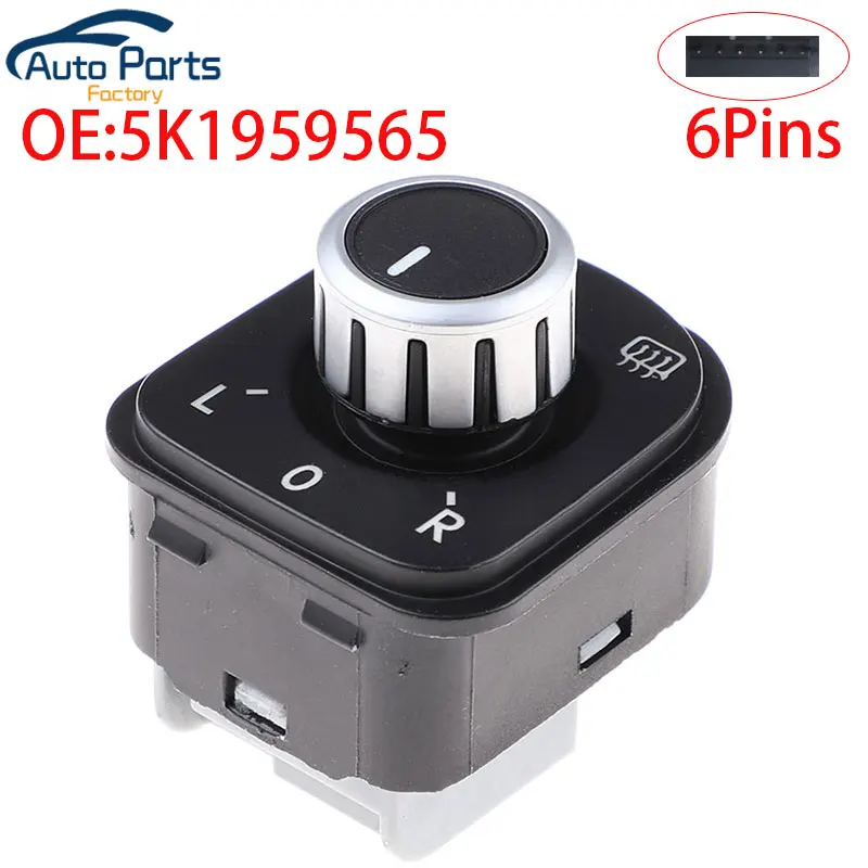 New Rear Mirror Switch Button For Volkswagen VW CC Eos Golf 6 MK6 Passat B7 Tiguan Seat Alhambra 5K1959565