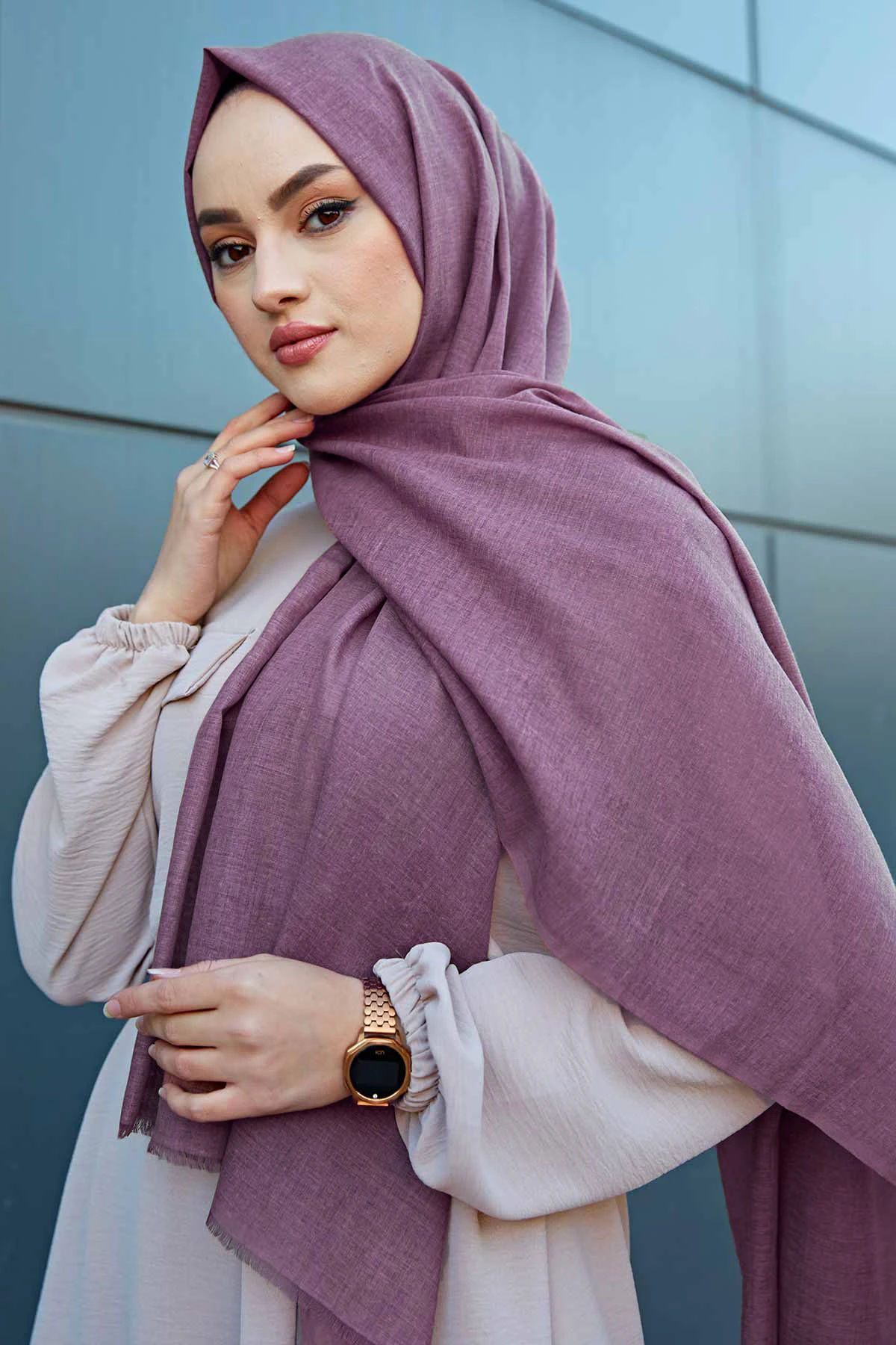 Women's Linen Shawl Scarf Modern Islamic Muslim Women 'S Head Scarf Hijab for Women Islamic Hijab scarf Turbans Bayan