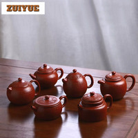 Authentic Yixing Purple Clay Heart Sutra Teapots Handmade Dragon Egg Pot Raw Ore Dagongpao Mud Tea Maker Kettle Zisha Tea Set