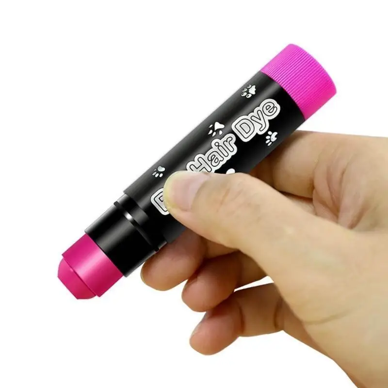 E8BD 12 Color Pet Hair Coloring Chalk Safe Washable and Easy to Use Grooming Tools