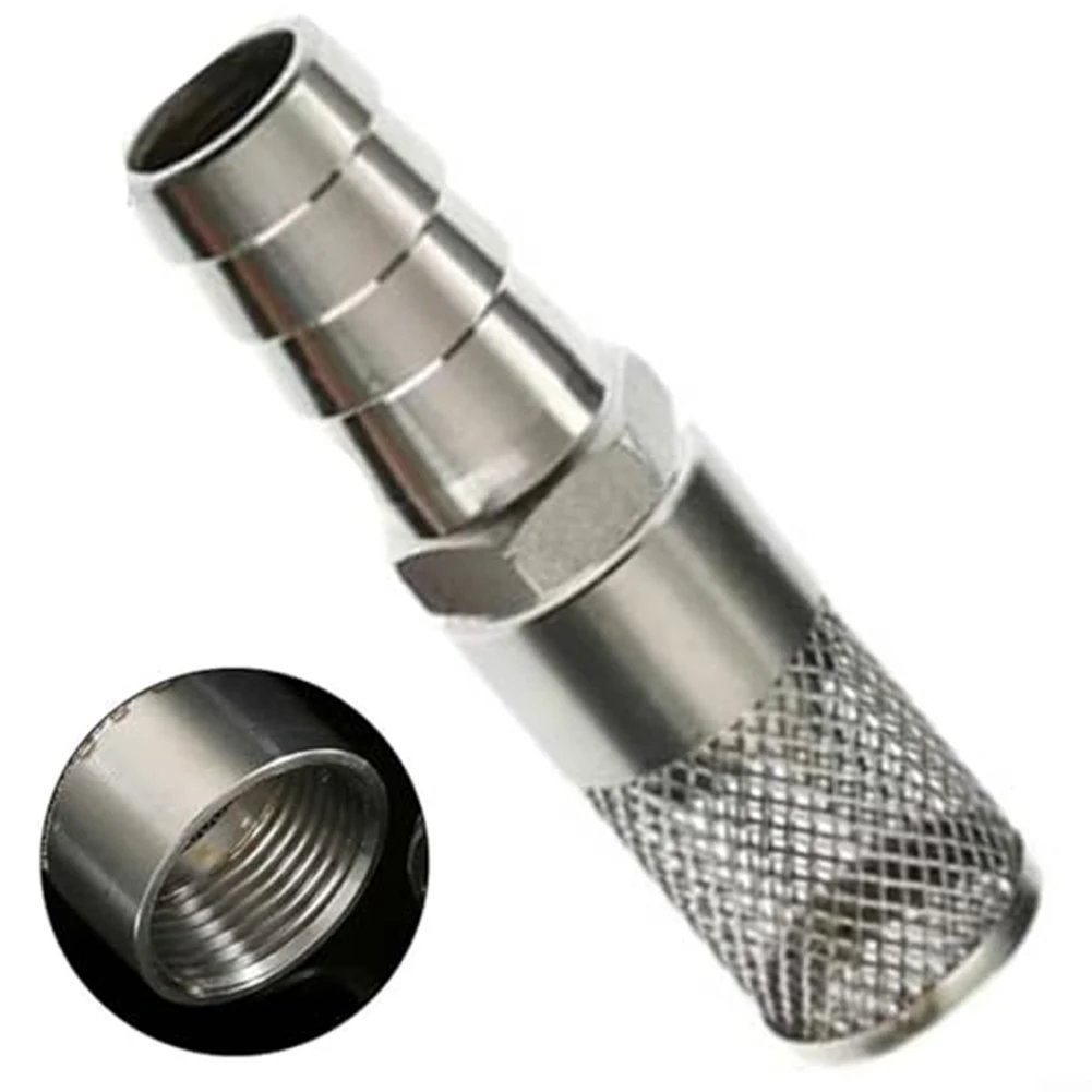 Per tubo flessibile pompa 304 filtro tubo flessibile a rete filtro farpa temperature estreme 20mm-24mm filtro tubo flessibile di facile installazione
