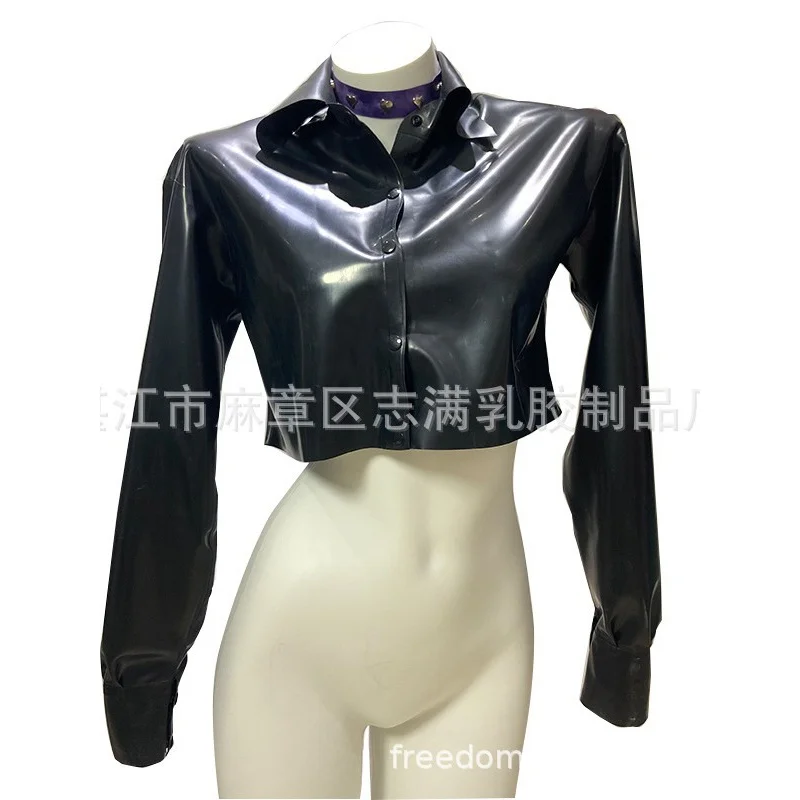 

Malaysia Imported Latex Fashion Latex Clothing Women's 0.4mm Latex European and American Style Latex Clothing Manufacturer