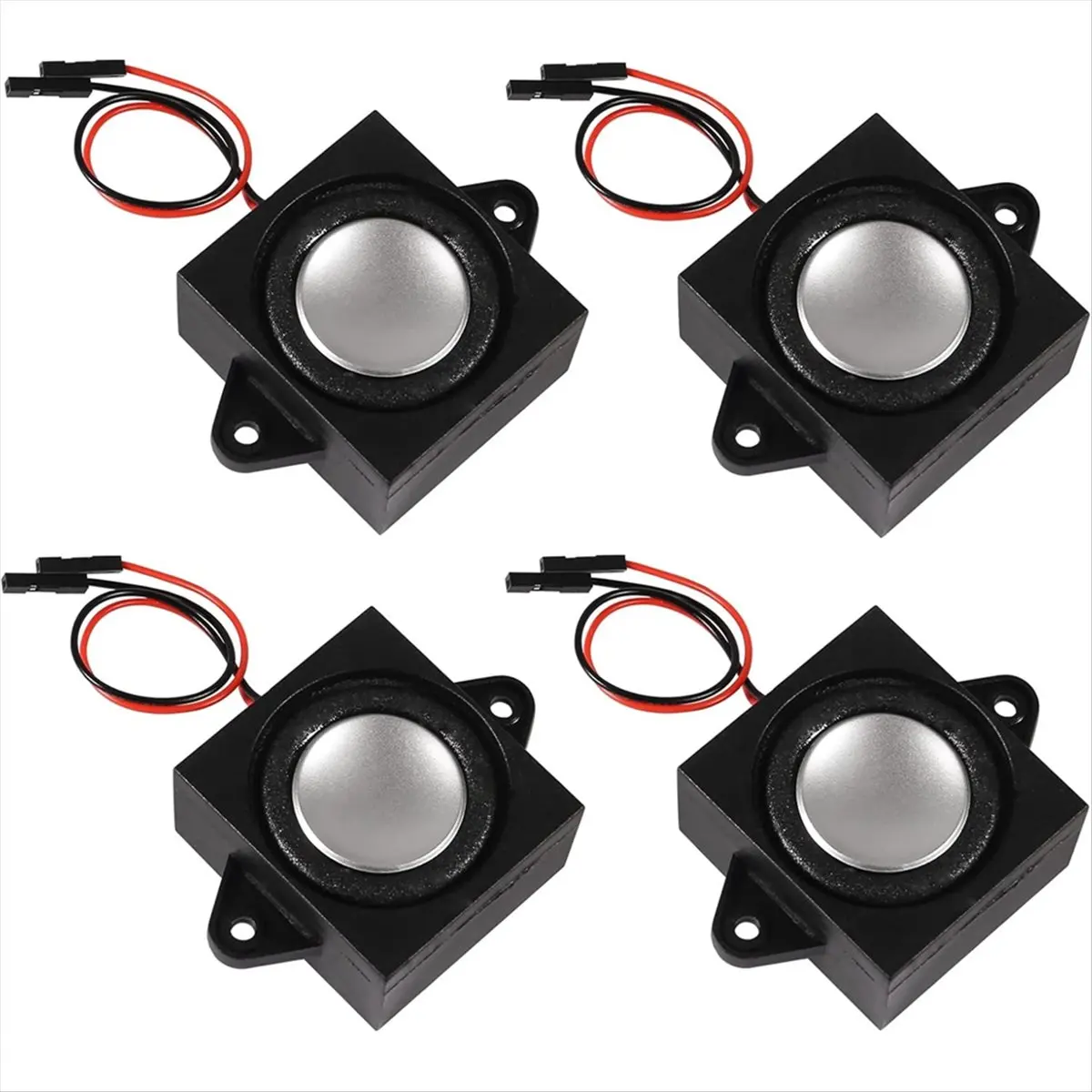 DT393 Mon.4PCS 3 Watt 8 Ohm Multimedia Chamber Speaker Broadcast Voice Split Speaker for A Variety of Small Electronic Projects