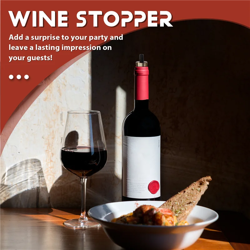 20 قطعة سدادة النبيذ المعدنية سدادة الزجاجة مع عمود ملولب لتحويل الخشب DIY Project-AT39 #3