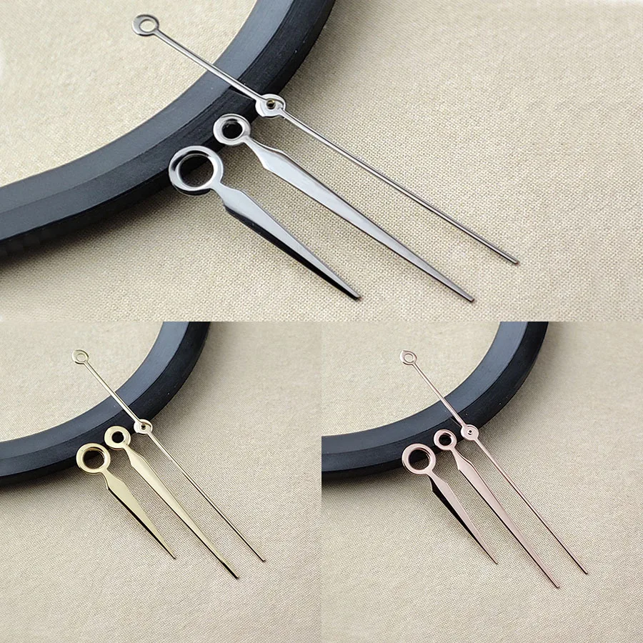 Nh35 mãos em forma de espada prata ouro modificar mãos sem mãos luminosas relógio acessórios para nh35 nh36 4r movimento mecânico